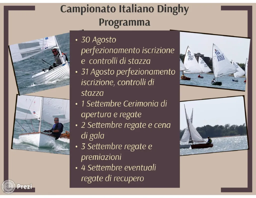 PRESENTAZIONE CAMPIONATO ITALIANO DINGHY